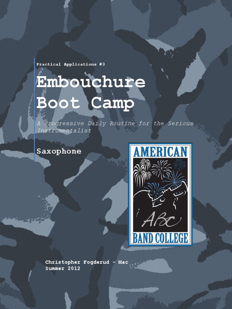 Saxophone Embouchure Guide