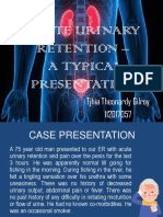 JURDING Acute Urinary Retention