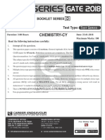 Gate Test Series 4 Chemistry PDF