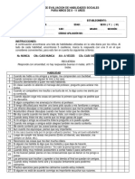 Test Habilidades Sociales 8 11