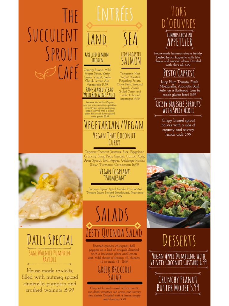 Static Menu Project 1 PDF