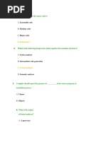 Compiler Construction MCQs-1