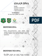 Presentasi Pemeriksaan Dna