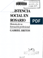 BRITOS, Gabriel. (2000). Asistencia Social en Rosario - Capitulo II