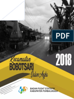 Kecamatan Bobotsari Dalam Angka 2018