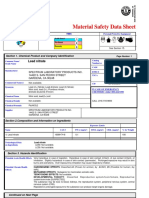 Material Safety Data Sheet: Lead Nitrate