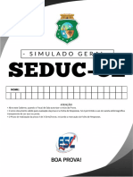 Simulado Completo SEDUC-CE 30-09-2018