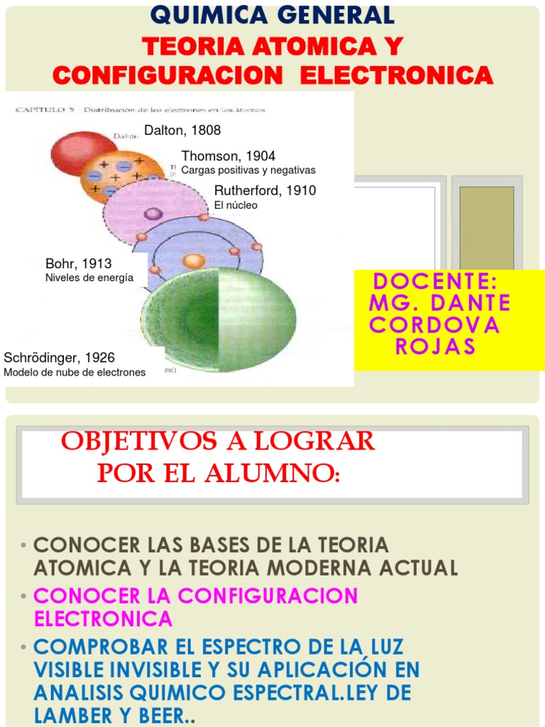 Tema 02 Teoría Atómica 1 Pdf Núcleo Atómico átomos