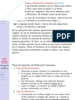 Algebra Lineal Eliminacion Gaussiana PDF