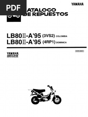 Yamaha Chappy LB 80 Ii A - 1995 Partes (3VS2-4RP1) PDF | PDF