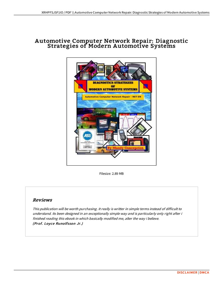 Automotive Computer Network Repair Diagnostic ST | PDF | Computer ...