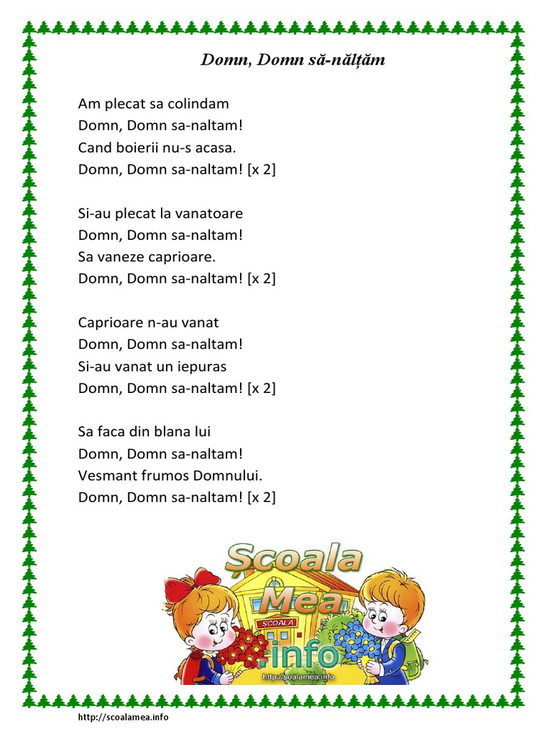 Colinda - Domn, Domn S?-n?l??m