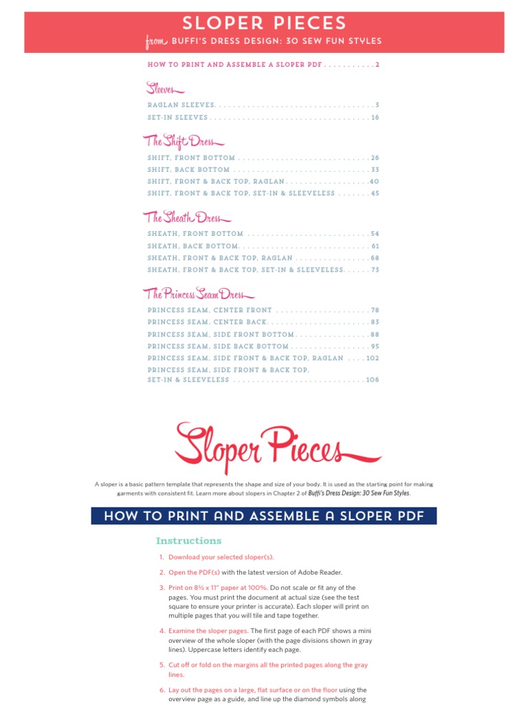Slopers All | PDF | Seam (Sewing) | Fashion