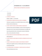 Cuestionario sobre 1 y 2 de Corintios