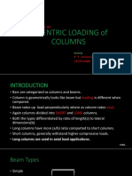 Eccentric Loading of Columns: A Seminar On