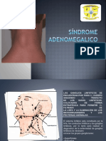 Síndrome adenomegalico.presentacion