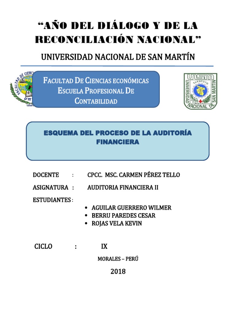 Fases de la Auditoría Financiera | PDF | Auditoría | Contralor