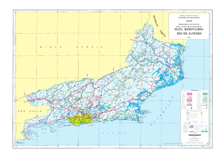 Mapa Rodoviario RJ PDF | PDF