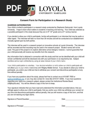 consent form