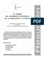 Dialnet ElCambioDelMovimientoEstudiantil 170172 PDF