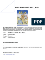 Mi Primera Biblia para Bebés PDF