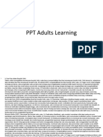 PPT Adults Learning