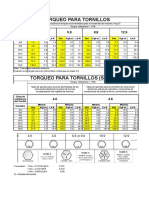 Tabla de Torque de Tornillos Example