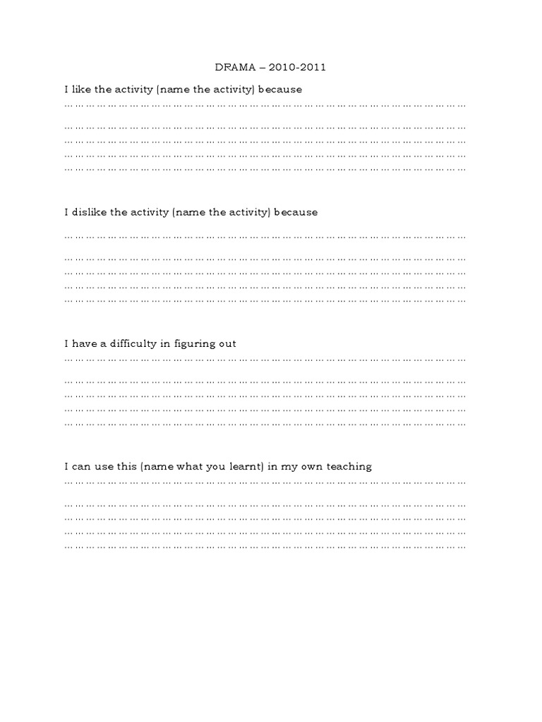 Reflection | PDF | Games & Activities