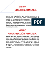 Mision y Vision J&M Ltda