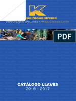 Guía de llaves y productos de latón Klaus Brass