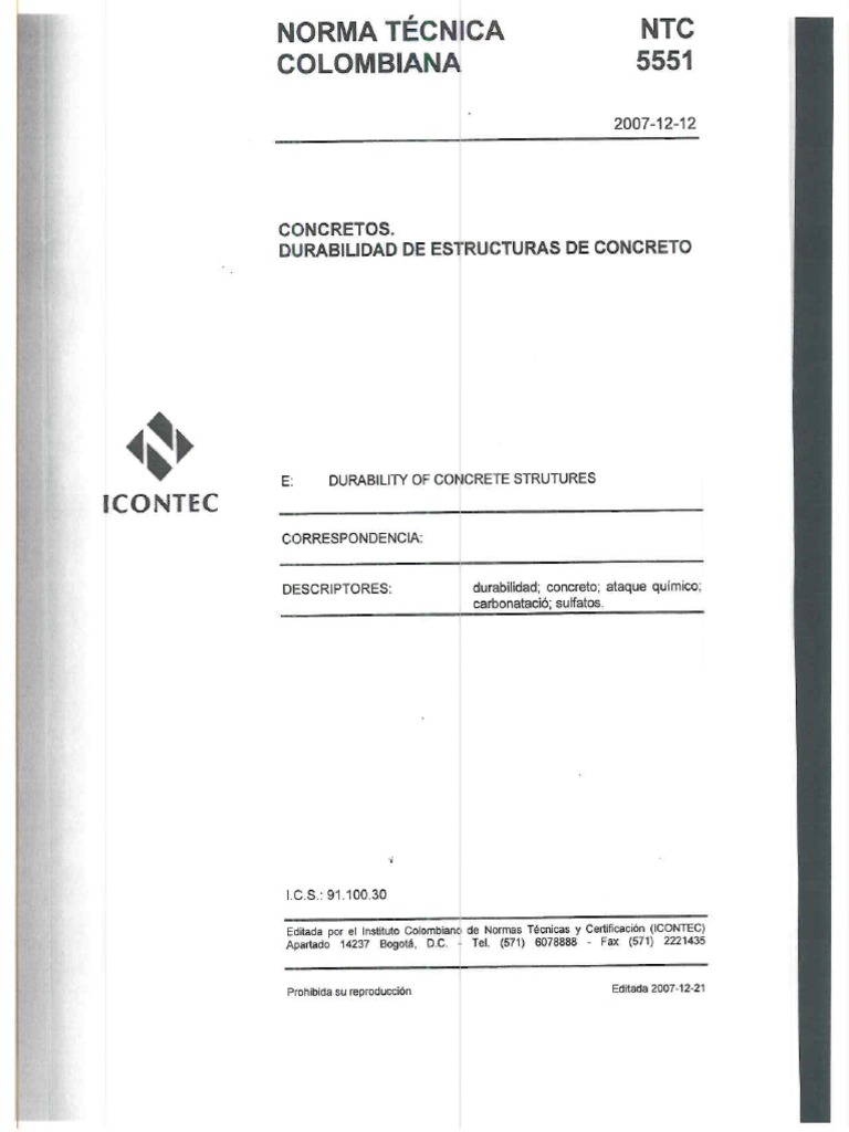 NTC 5551 | PDF