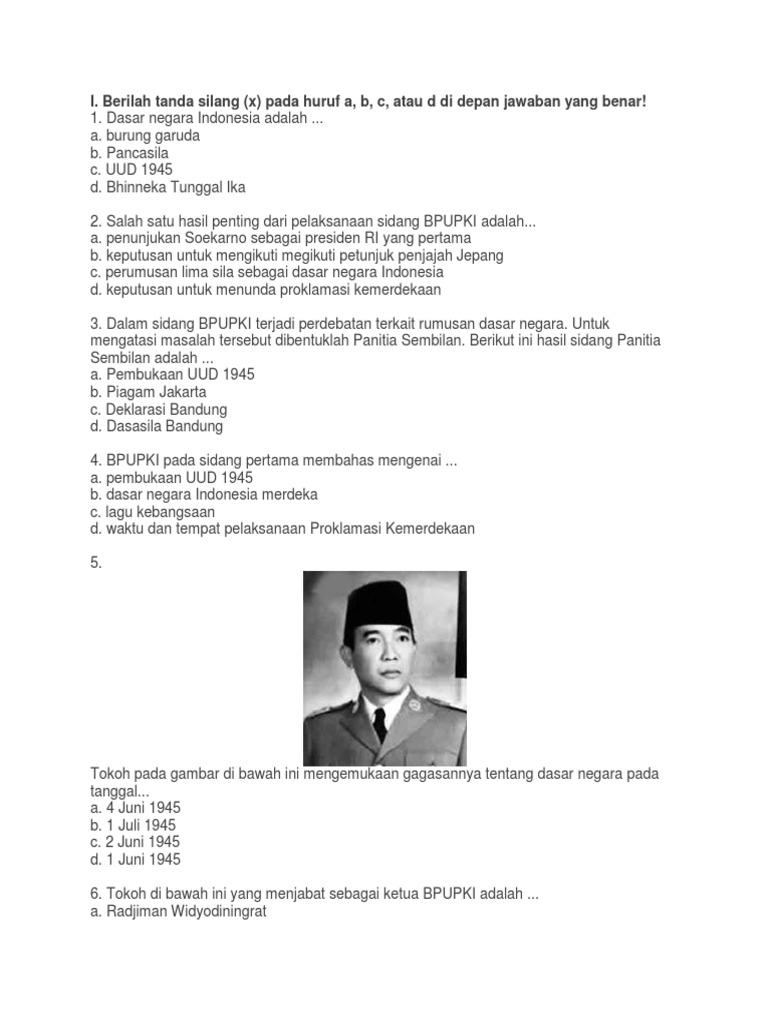 Soal Pkn