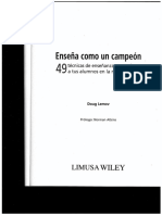 Ensena Como Un Campeon Doug Lemov Libro