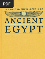 2001OxfEnc - Oxford Encyclopaedia of Ancient Egypt