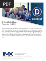 Irfan Ullah Khan - DISC Personality Assessment