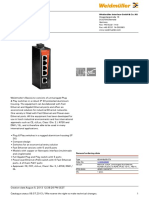 Datasheet Weidmuller Switch