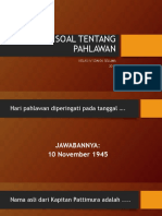 Soal Tentang Pahlawan