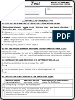 LANGUAGE AND COMMUNICATION 2nd Bac