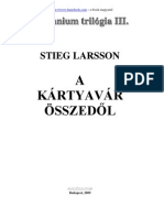Stieg Larsson - 3 A kártyavár összedől