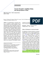 Guerra-Castro Et Al. 2011. Biotelemetry of Crustacean Decapods Sampling Design, Statistical Analysis and Interpretation of Data