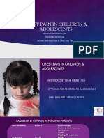 Chest Pain in Children & Adolescents