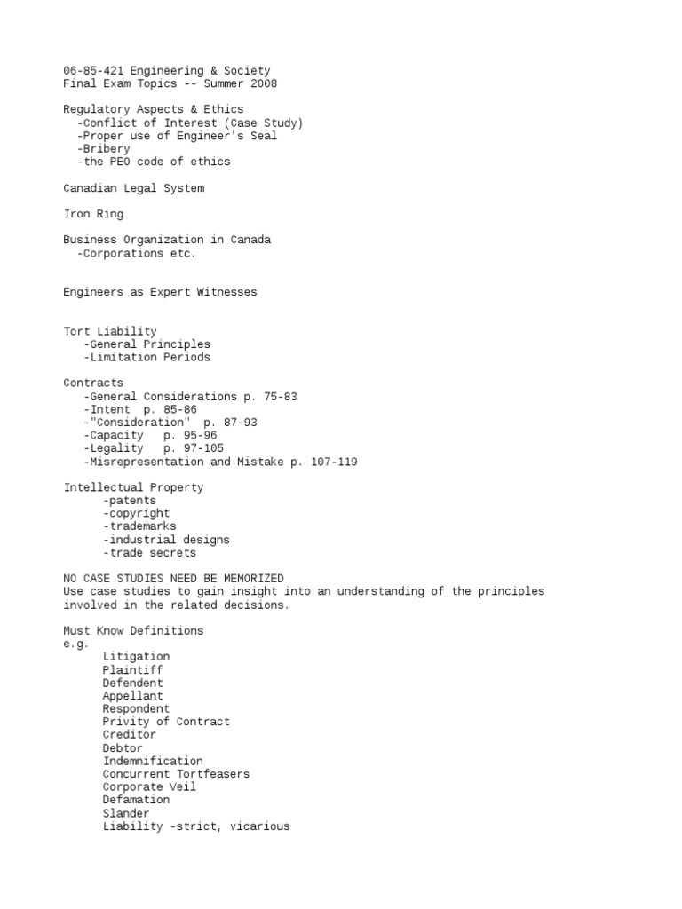 Engineering and Society Notes - Final | PDF