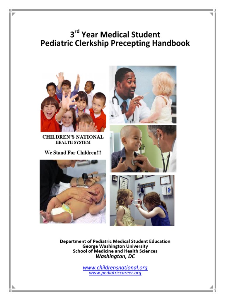 Pediatric Clerkship Precepting Guide | PDF | Patient | Medical School