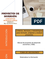 CLASES DE PROYECTOS DE INVERSION