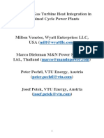Analysis of Gas Turbine Heat Integration in Combined Cycle Power Plants 2017