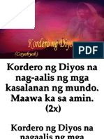 KORDERO NG DIYOS by Cayabyab