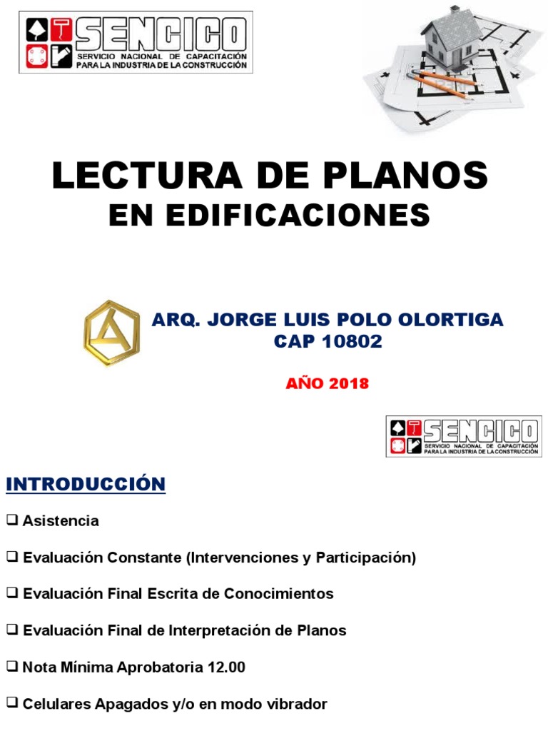 Lectura de Planos en Edificaciones | PDF | Geometria plana) | Diseño