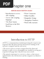 Chapter One: Server Side Scripting Basic