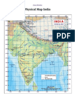 Physical Map India: Close Window