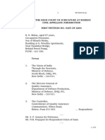 In The High Court of Judicature at Bombay Civil Appellate Jurisdiction Writ Petition No. 9455 of 2003